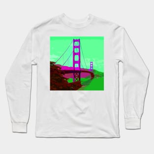 Golden Gate Bridge 002 Long Sleeve T-Shirt